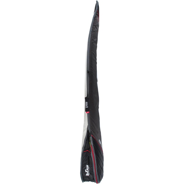 2026 Ocean and Earth Aircon Travel Shortboard Cover OESCSB02 - Black / Red